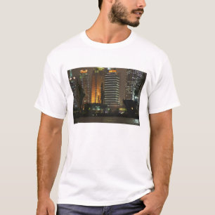 T-shirt Vue nocturne des tours de Pudong New Area par
