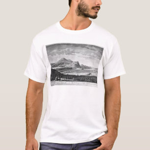 T-shirt Vue occidentale de la ville d'Edimbourg, 1753