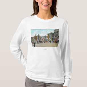 T-shirt Vue occidentale de rue de houx