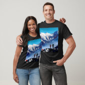 T-shirt Vue Panoramique De Ama Dablam Pic Everest Mountain (Unisexe)