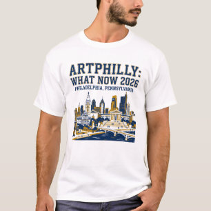 T-shirt Vue panoramique de Philadelphie sur le front de me
