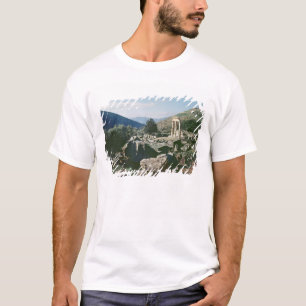 T-shirt Vue panoramique du site avec le temple de tholos
