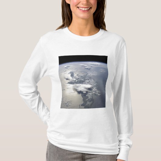 T-shirt Vue panoramique sur l'île d'Hispaniola (Devant)