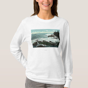 T-shirt Vue pittoresque du cottage de cap du rivage