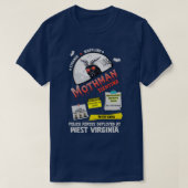 T-shirt Vue rétro d'un mathman (Design devant)