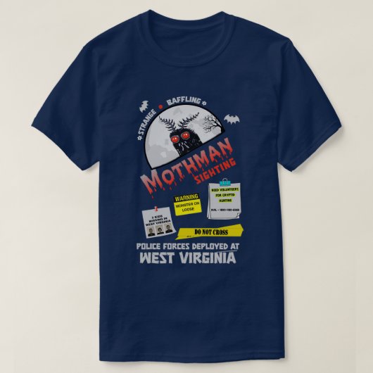 T-shirt Vue rétro d'un mathman (Design devant)