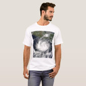 T-shirt Vue satellite de la tempête tropicale Darby (Devant entier)