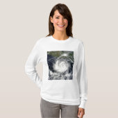 T-shirt Vue satellite de la tempête tropicale Darby (Devant entier)