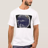 T-shirt Vue satellite de la Terre (Devant)