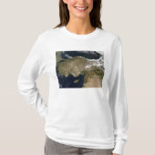 T-shirt Vue satellite de la Turquie (Devant)