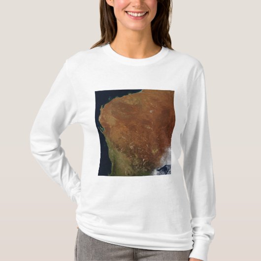 T-shirt Vue satellite de l'Australie occidentale (Devant)
