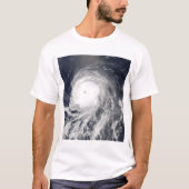 T-shirt Vue satellite de l'ouragan Celia (Devant)