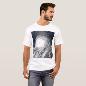 T-shirt Vue satellite de l'ouragan Celia (Devant entier)