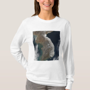 T-shirt Vue satellite des chutes de neige