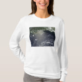 T-shirt Vue satellite des fuites d'huile (Devant)