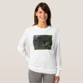 T-shirt Vue satellite des Grands Lacs (Devant entier)