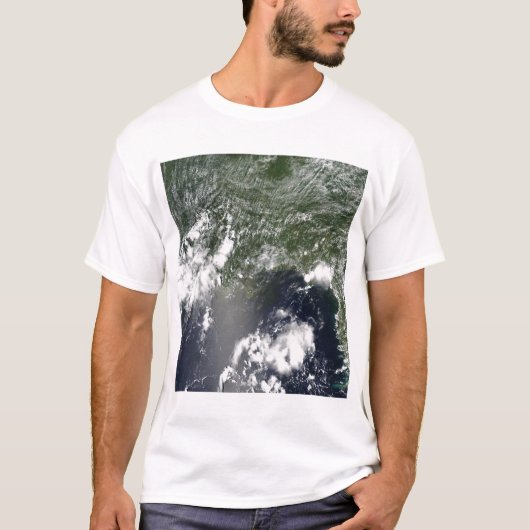 T-shirt Vue satellite du golfe du Mexique (Devant)
