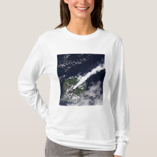 T-shirt Vue satellite d'une plume épaisse et vapeur-riche
