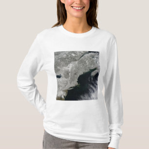 T-shirt Vue satellite sur la neige