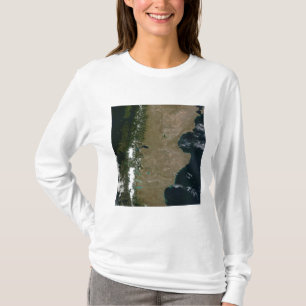 T-shirt Vue satellite sur la Patagonie