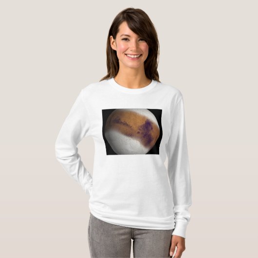 T-shirt Vue simulée de Mars (Devant entier)