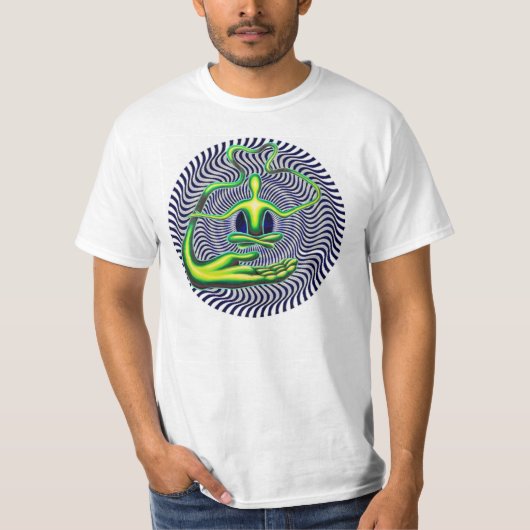 T-shirt Vue soulevée et tordue (Devant)