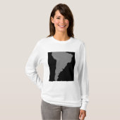 T-shirt Vue stéréoscopique de l'Amérique du Sud (Devant entier)