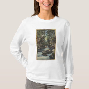 T-shirt Vue supérieure de rivière escroc, Orégon - gorge