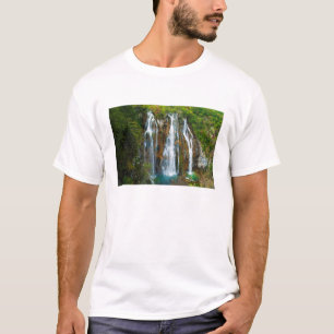 T-shirt Vue sur les chutes d'eau, Croatie