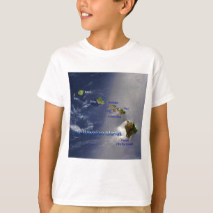 T-shirt Vue sur les îles Hawaiiennes