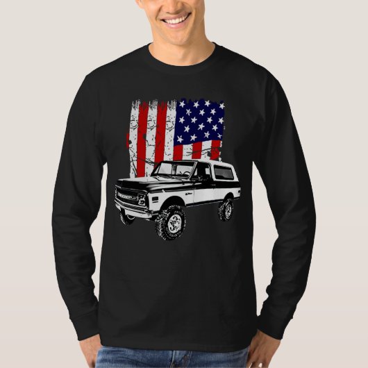 T-shirt Vue sur trois quarts du serveur lame K5 Chevy 1970 (Devant)
