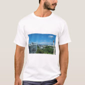T-shirt vue ville de jour comme de nuit (Devant)