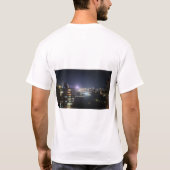 T-shirt vue ville de jour comme de nuit (Dos)
