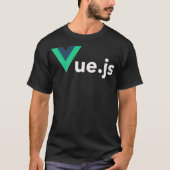 T-shirt VueJS Vuejs JavaScript Framework Premium _1 (Devant)