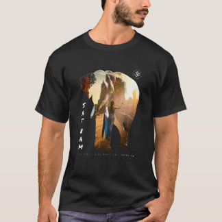 T-shirt Vues indiennes des femmes éléphantes