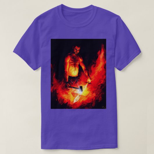 T-shirt Vulcan God of the Forge T (Design devant)