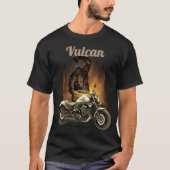 T-shirt Vulcan la conception de moto de faussaire (Devant)