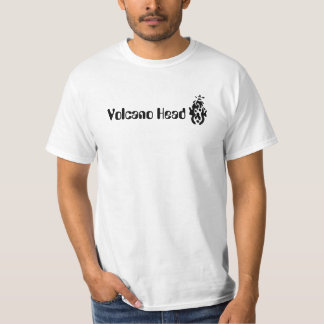 T-shirt vulkaan hoofd