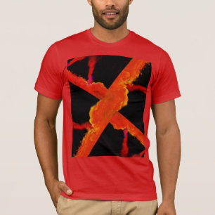T-shirt vuur