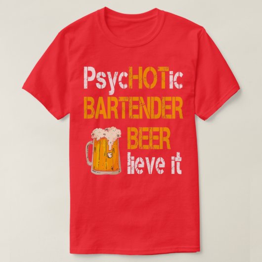T-shirt vxl barman chaud (Design devant)