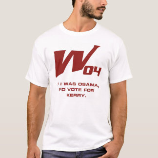 T-shirt w04 - Osama voterait pour kerry