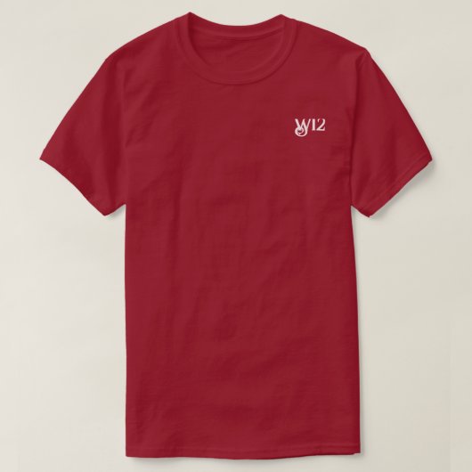 t-shirt w12 (Design devant)