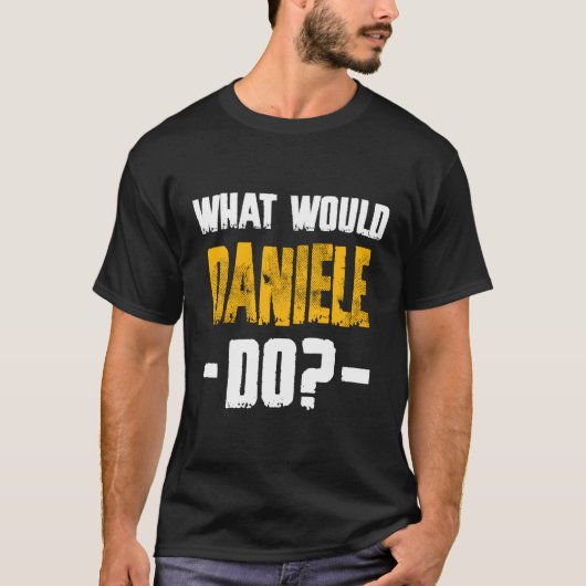 T-shirt W Daniele Do Nom Daniele (Devant)