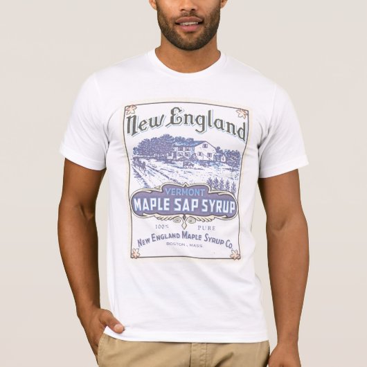T-shirt W du m d'érable de la Nouvelle Angleterre (Devant)
