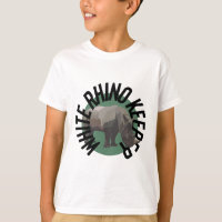 W est pour White Rhino Keeper