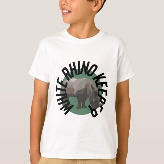 T-shirt W est pour White Rhino Keeper (Devant)