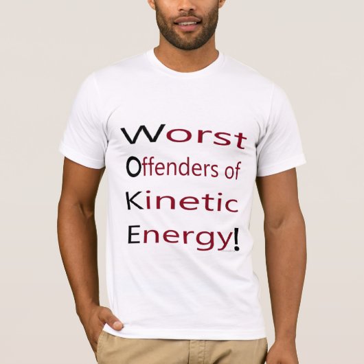T-SHIRT "W.O.K.E !" (Devant)