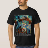 T-shirt W. S. BURROUGHS - Portrait NFT par Marco Aureggi (Devant)