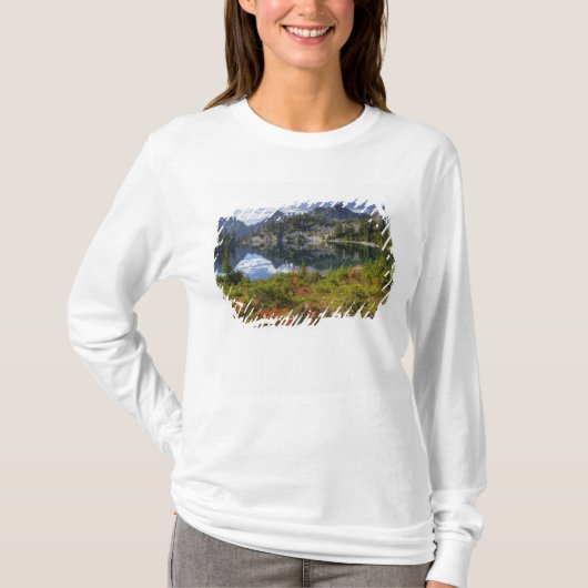 T-shirt WA, Alpine Lakes Wilderness, Gem Lake, avec (Devant)