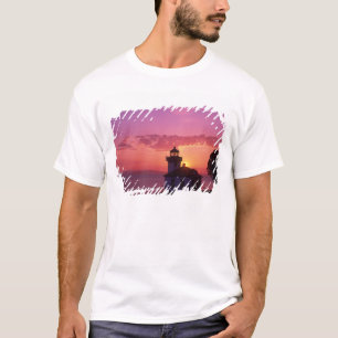 T-shirt WA, île San Juan, phare de Lime Kiln, 1919, 2